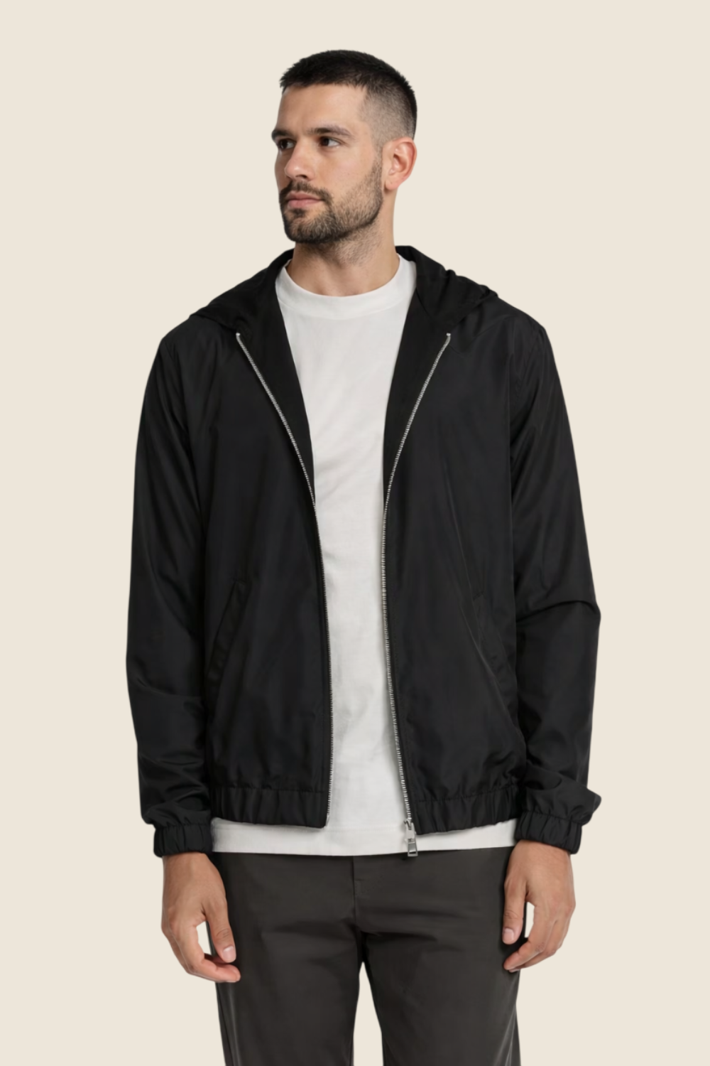Nocturne Hooded Jacket - Deep Black