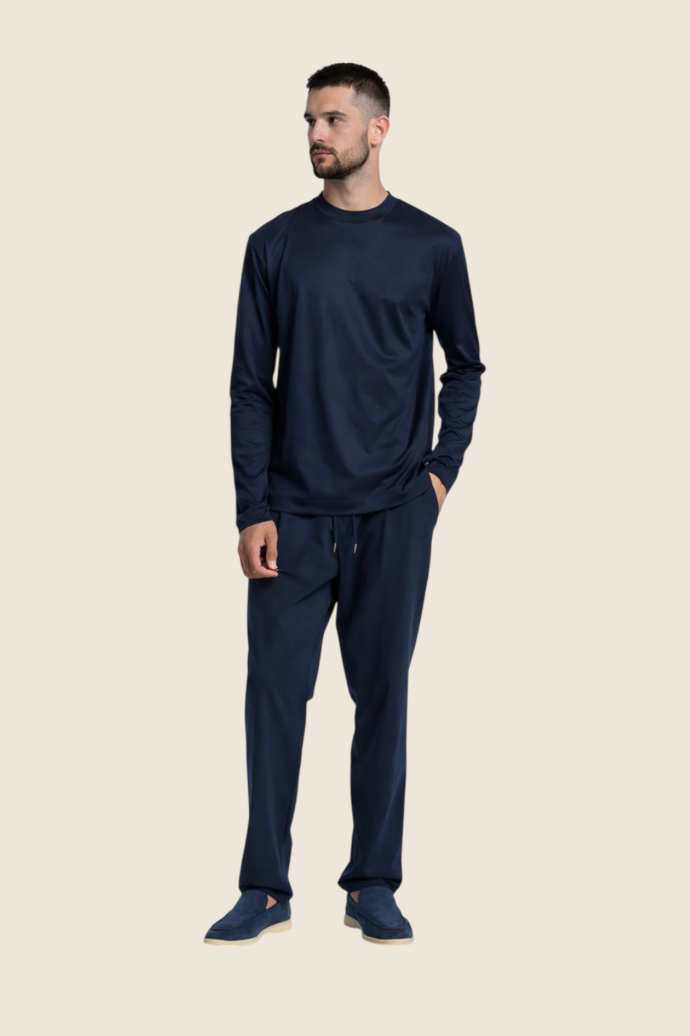 Bastille Relaxed Pants - Midnight Blue