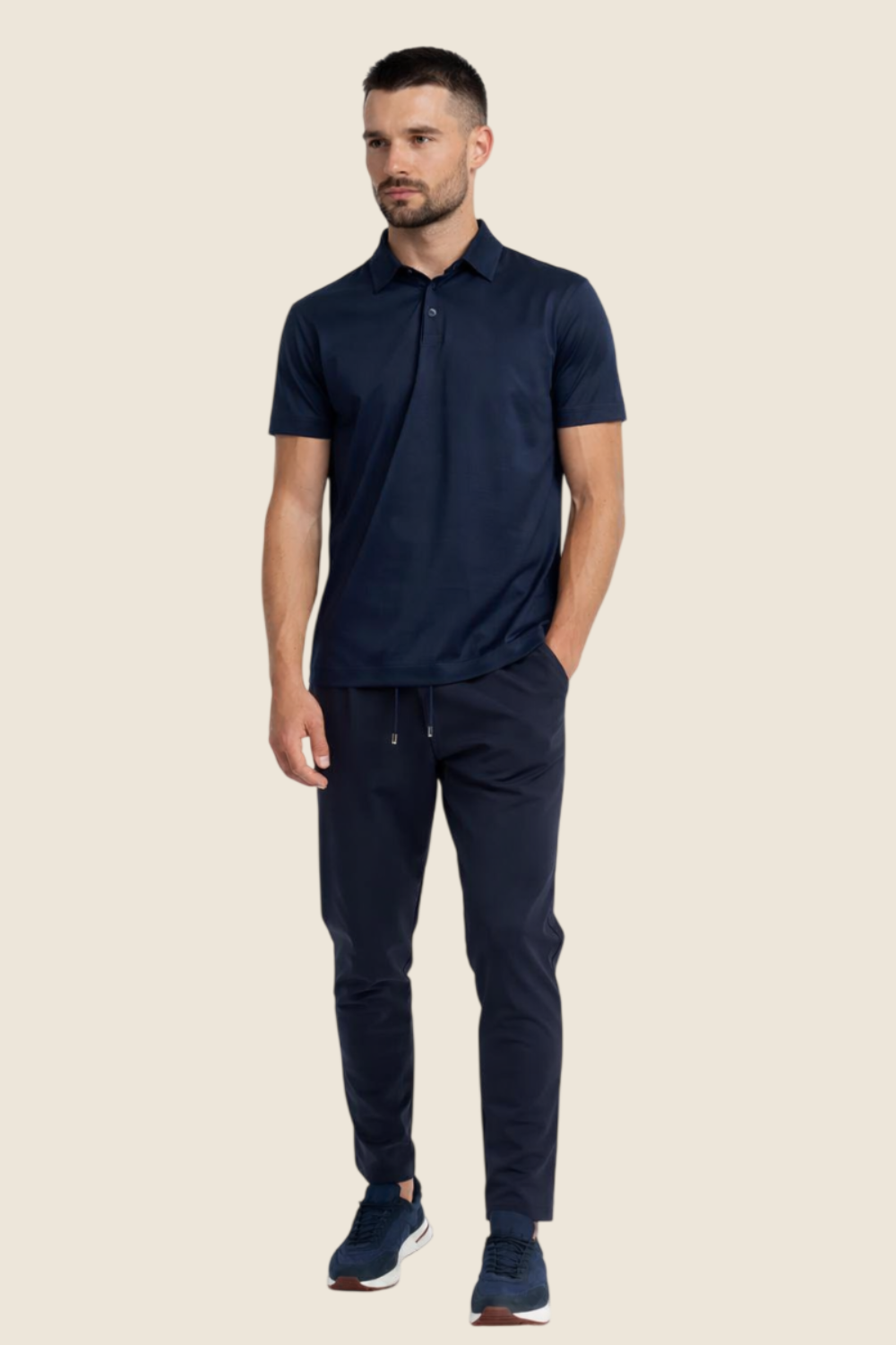 Louvre Polo - Midnight Blue