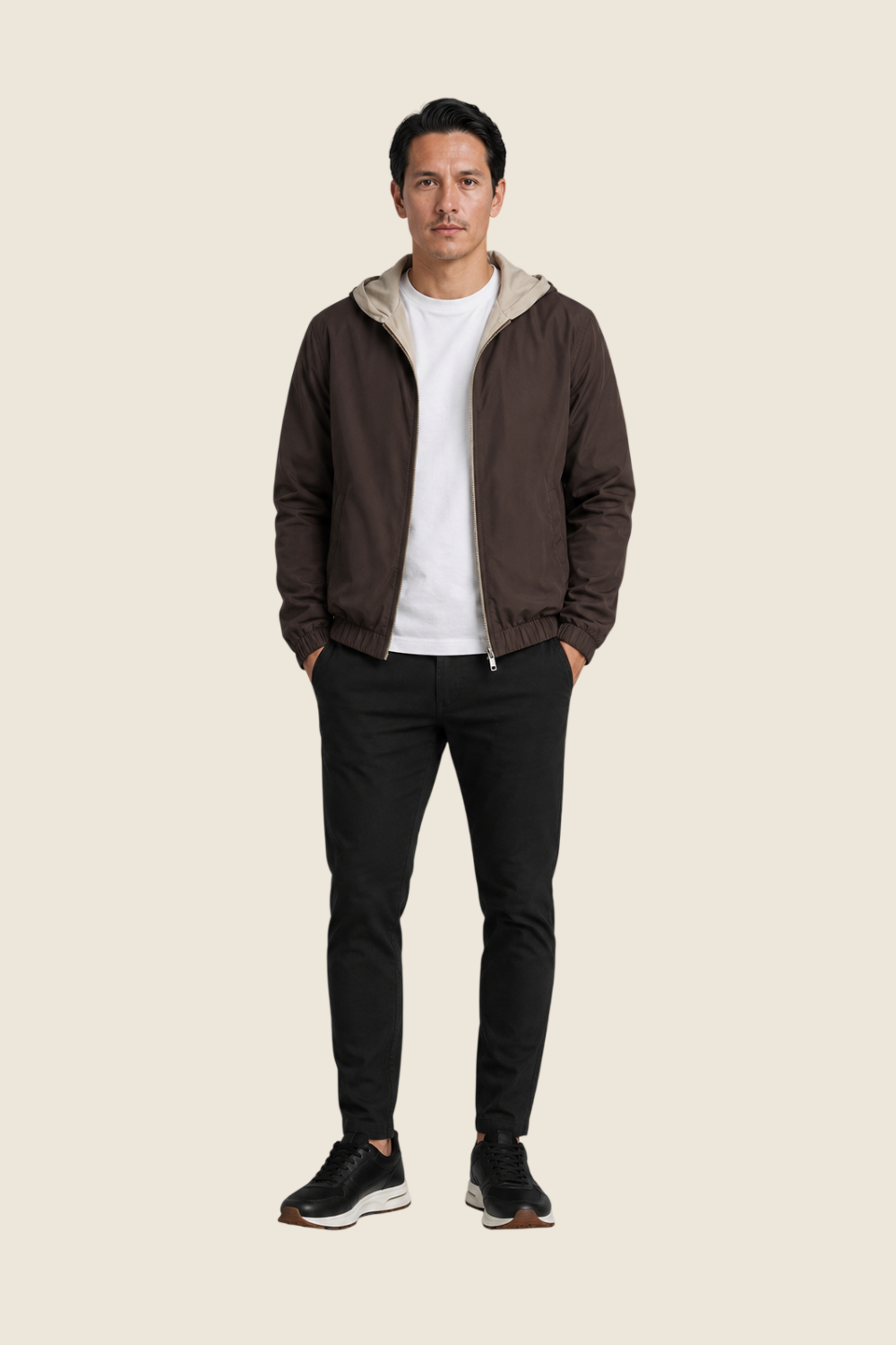 Nocturne Hooded Jacket - Luxury Brown