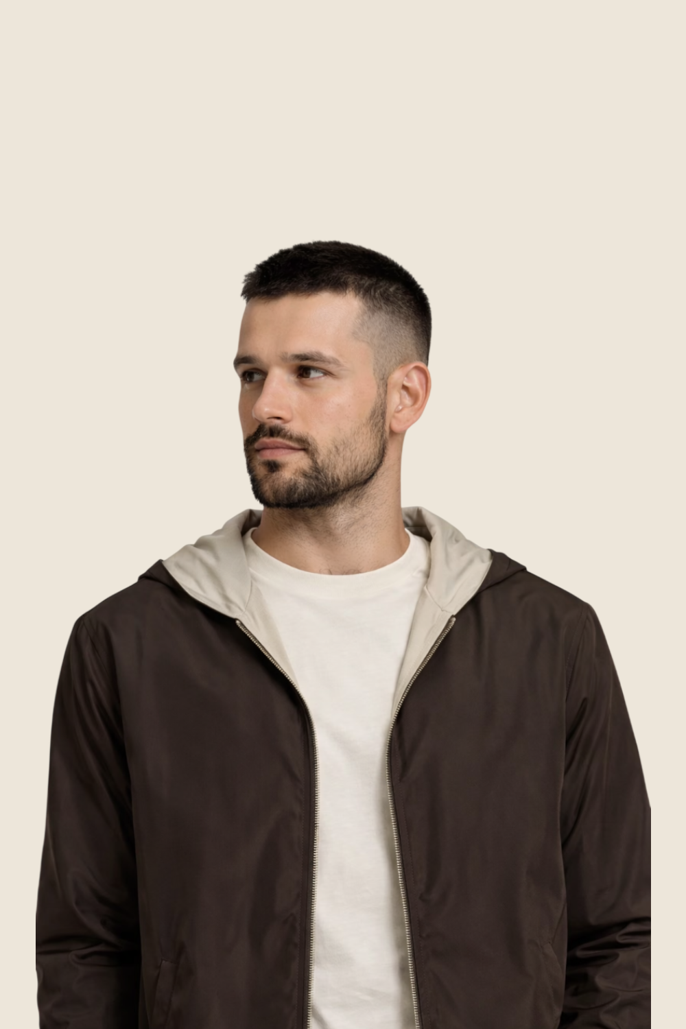 Nocturne Hooded Jacket - Luxury Brown