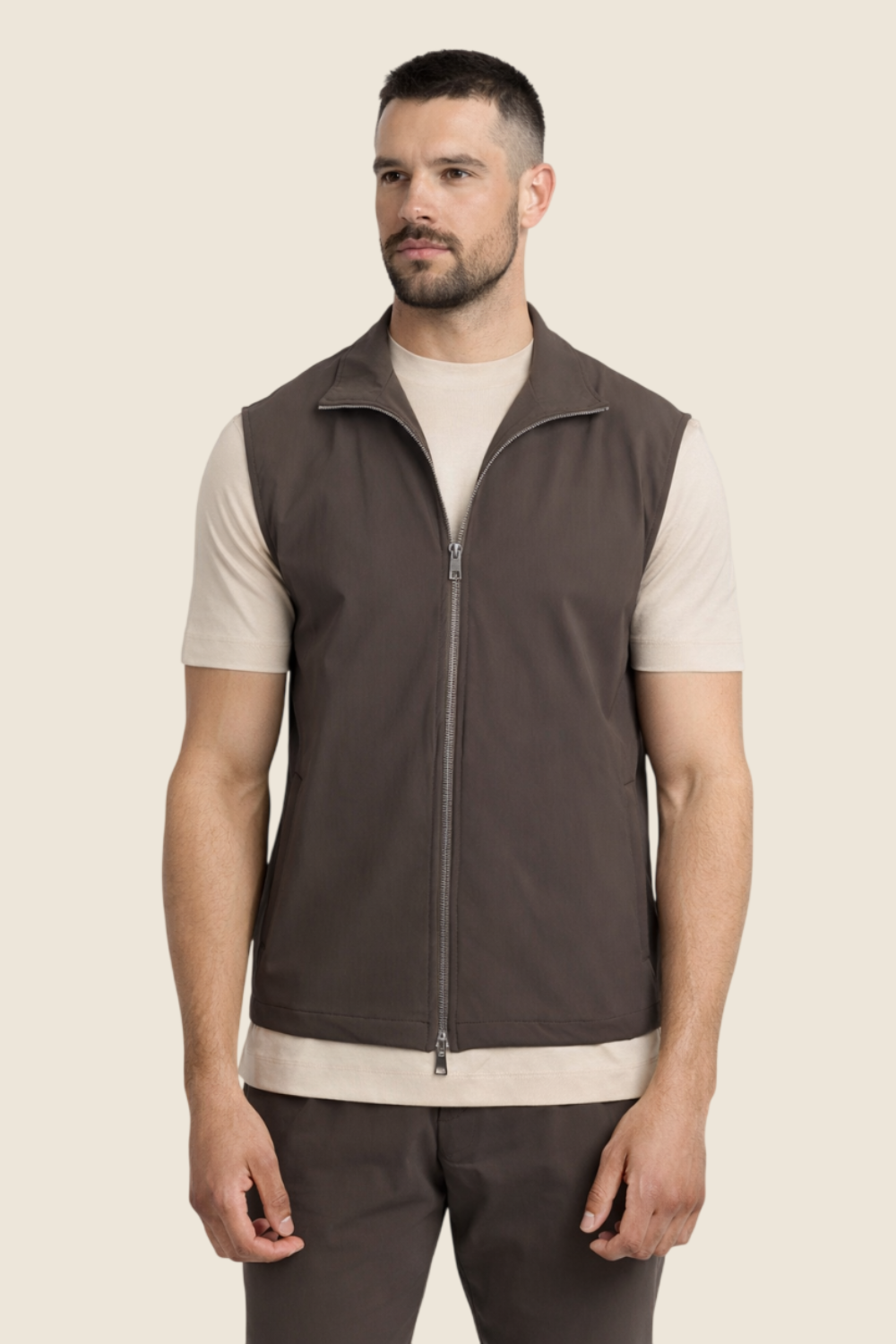 Tech Gilet - Luxury Brown