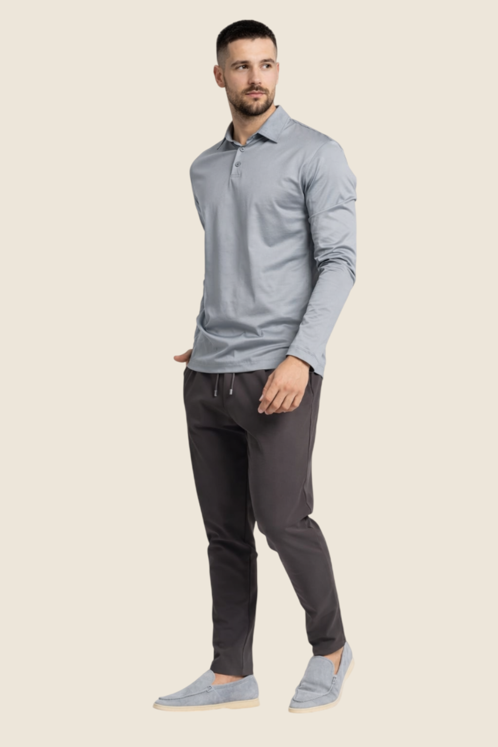 Louvre Dress shirt- Frost Grey