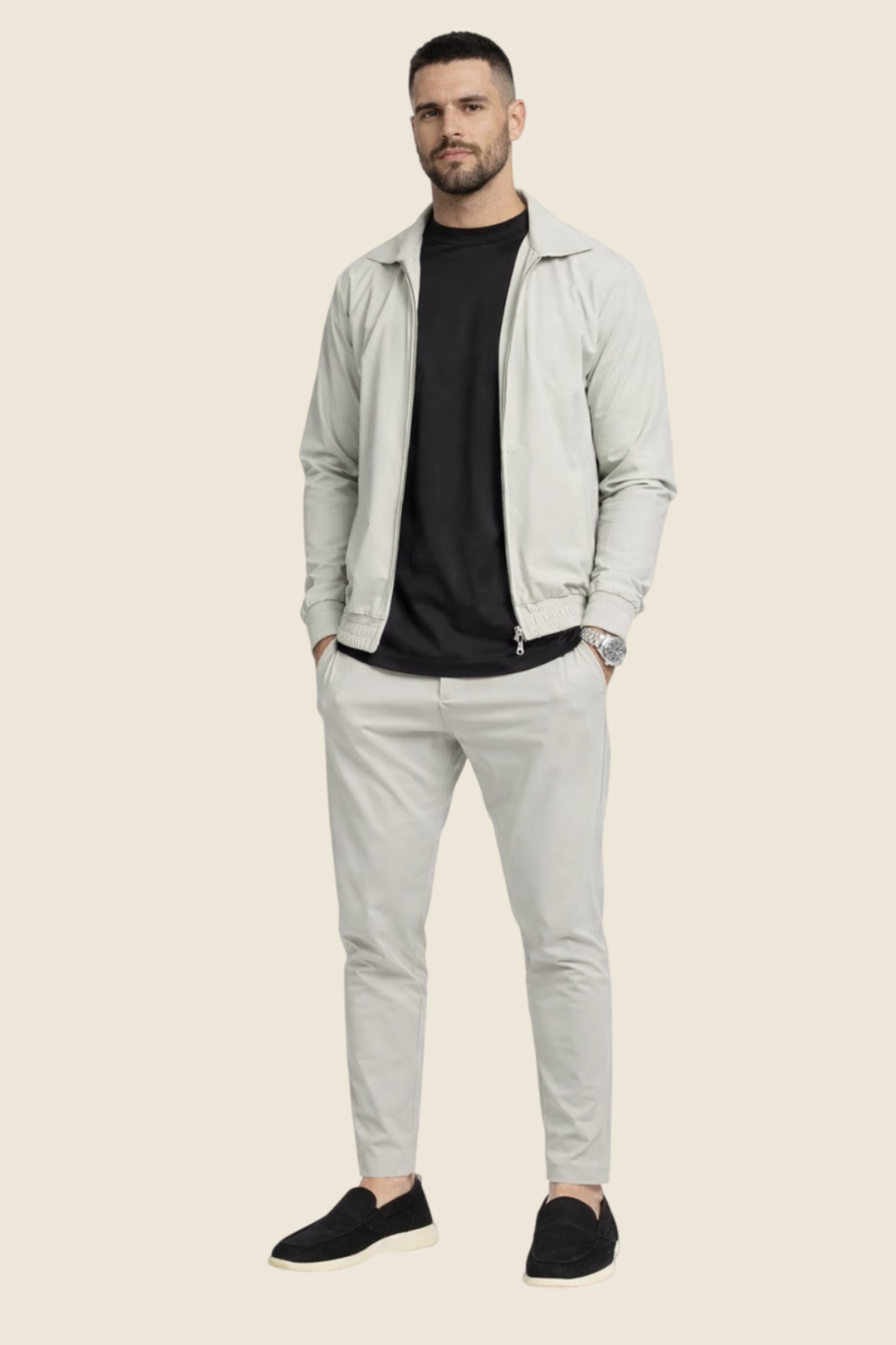 Vienna Tech Suit - Light Grey