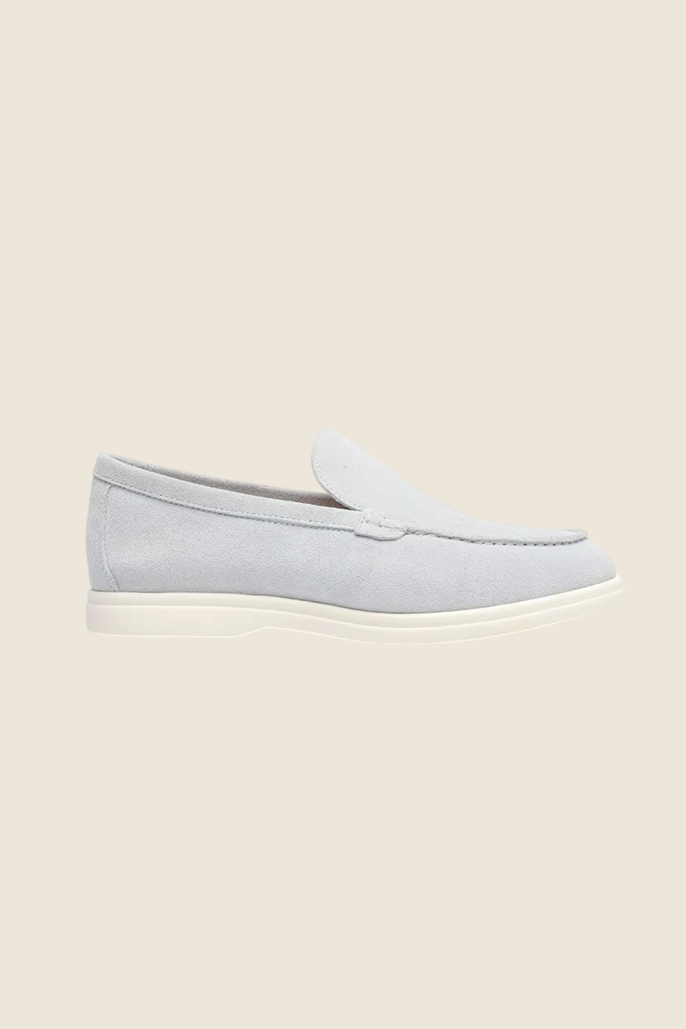Capri Classic Loafers - Light Grey