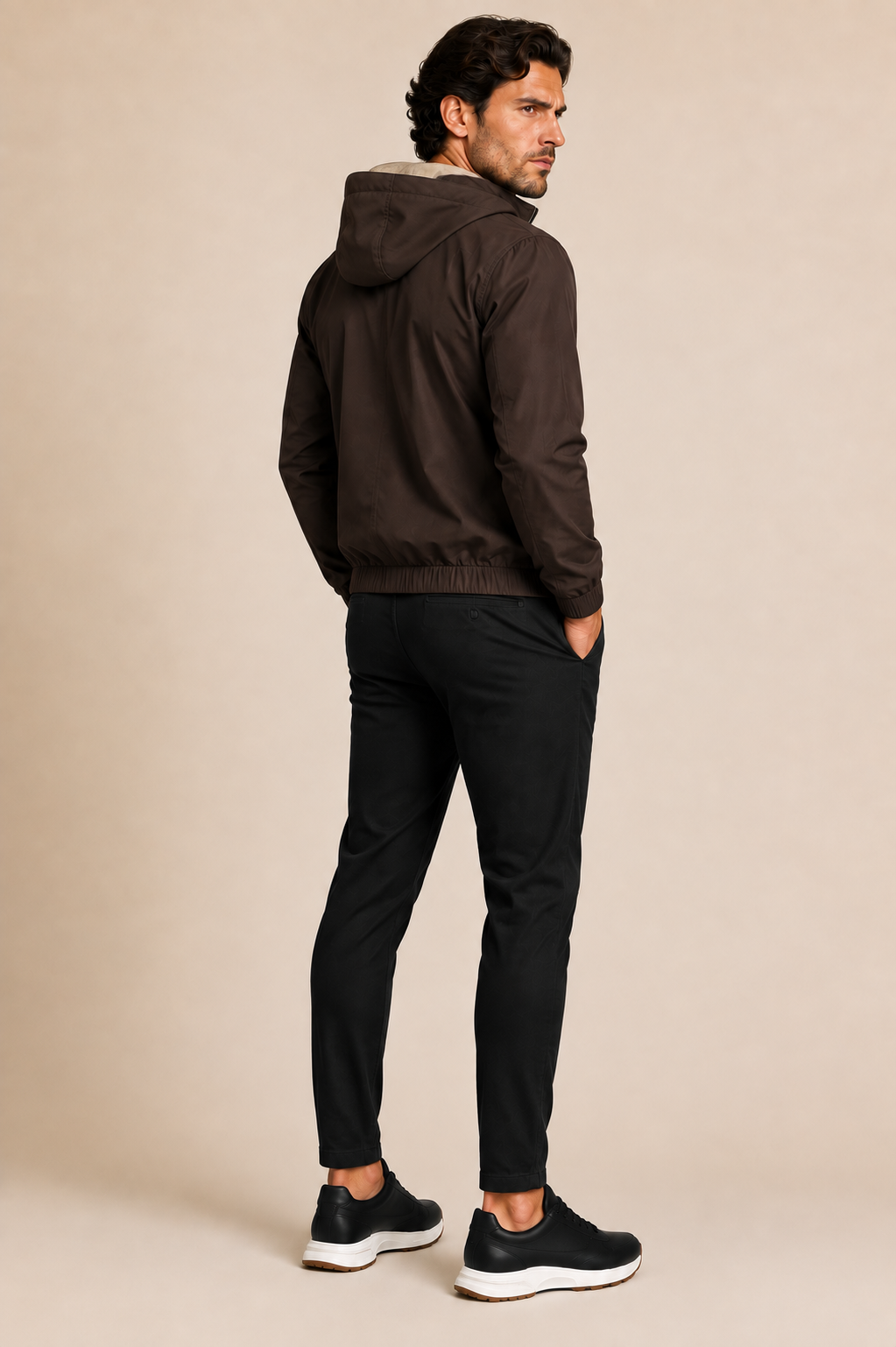 Nocturne Hooded Jacket - Luxury Brown