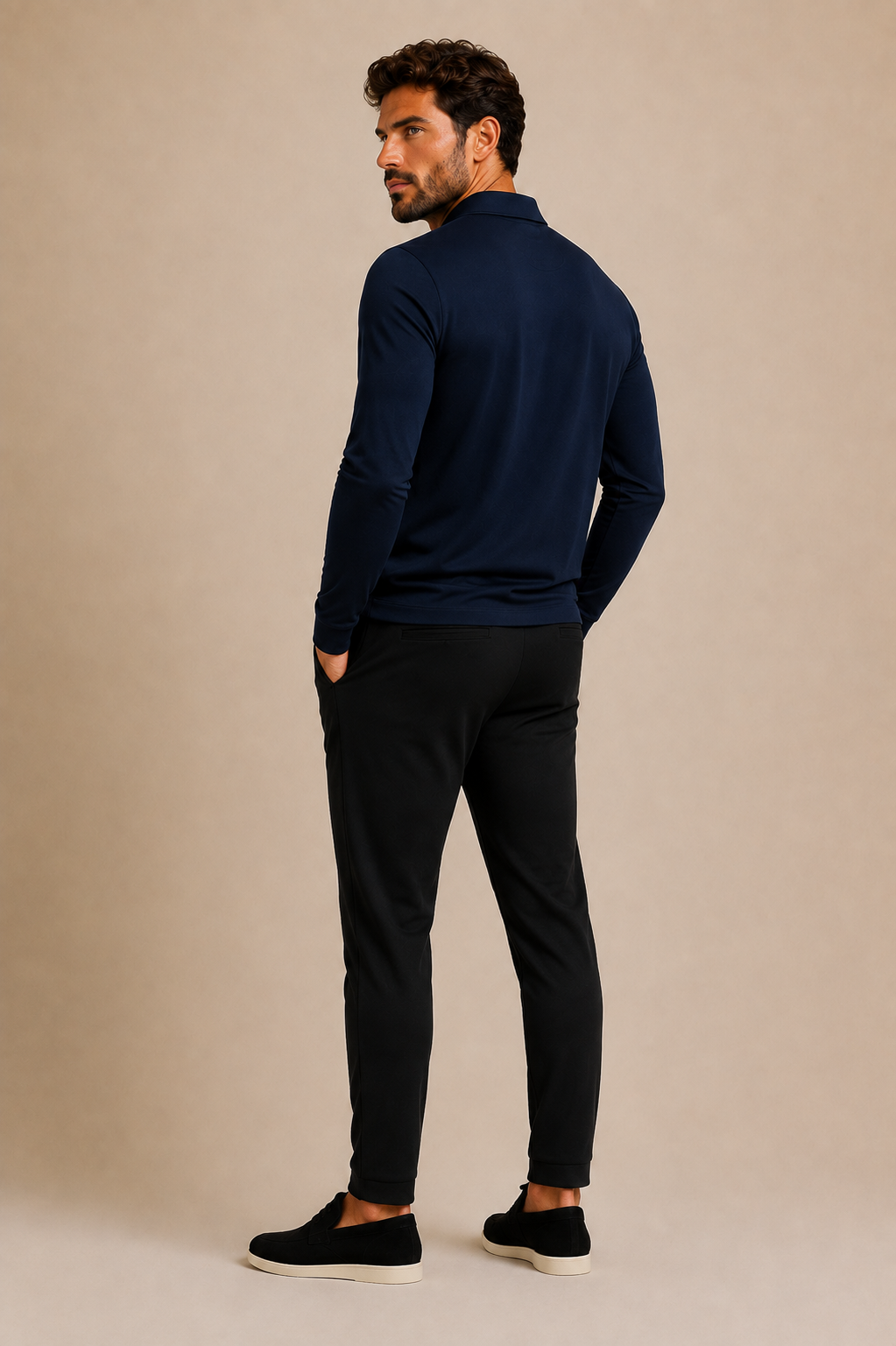 Louvre Dress shirt- Midnight Blue