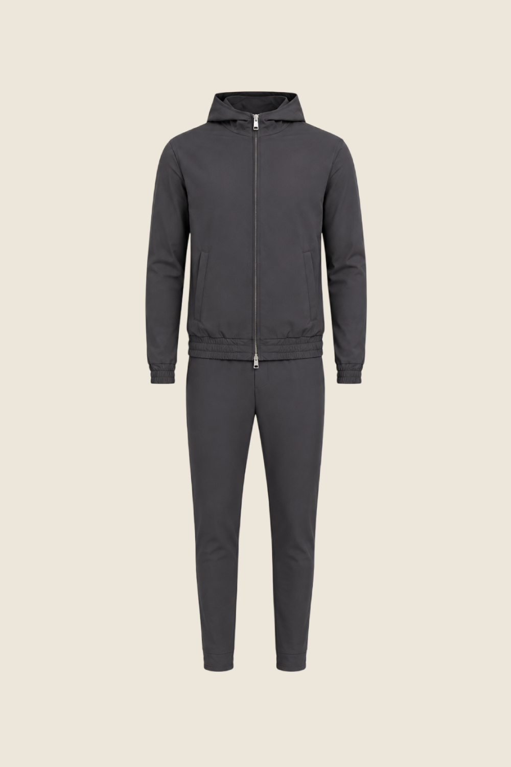 Hooded Lucerne Tech Set - Dark Grey