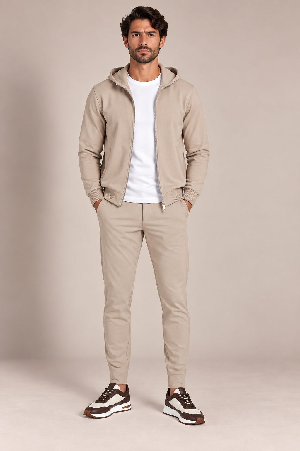 Lucerne Hooded Suit - Beige