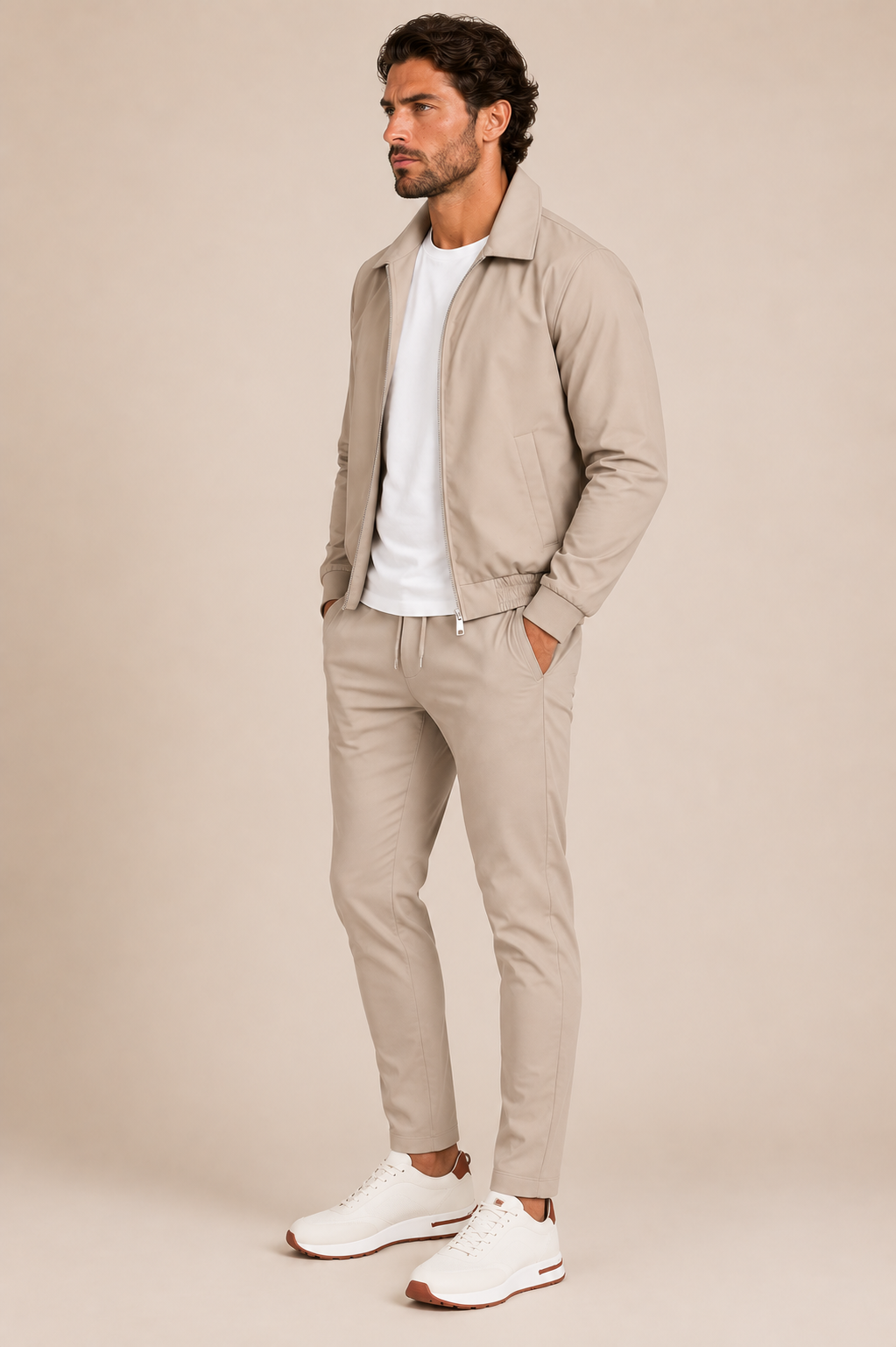 Vienna Tech Suit - Beige