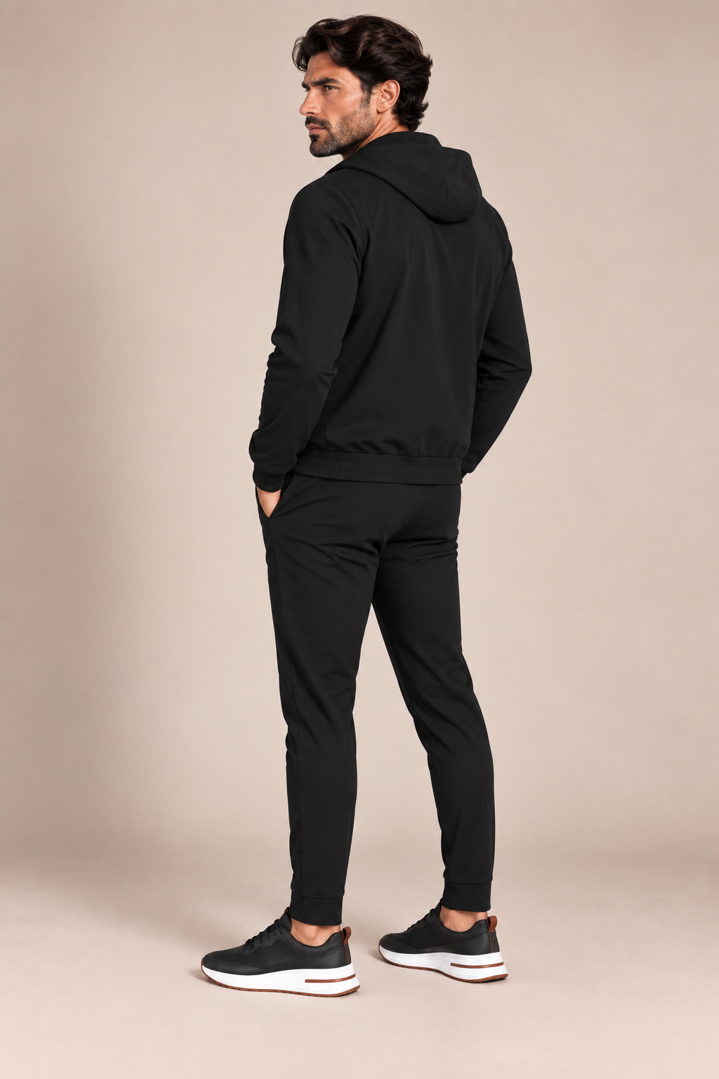Lucerne Hooded Suit - Deep Black