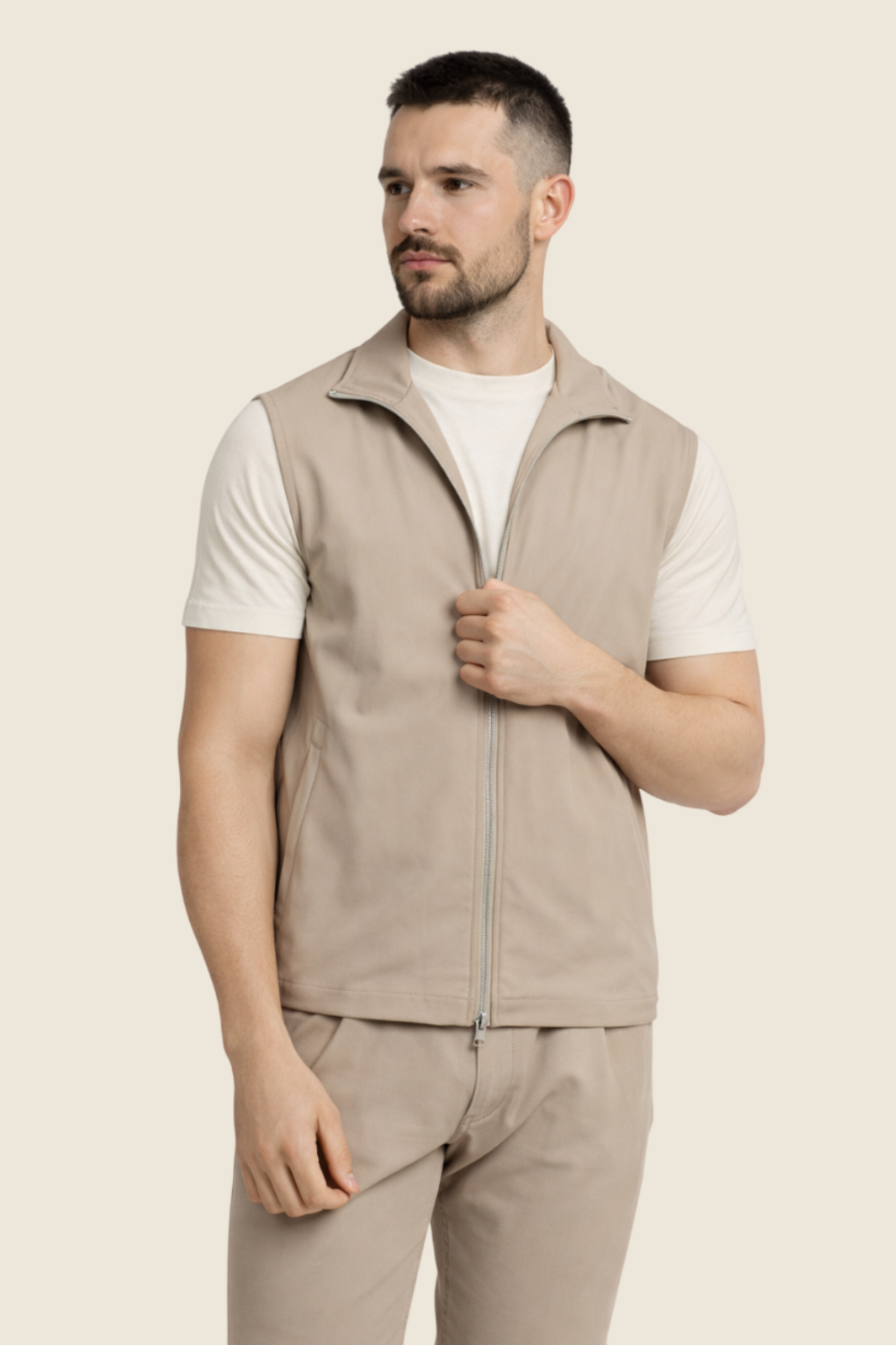 Tech Gilet - Beige
