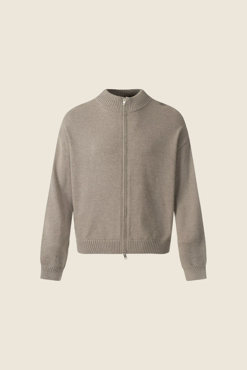 Lyon Knit Full Zip - Beige
