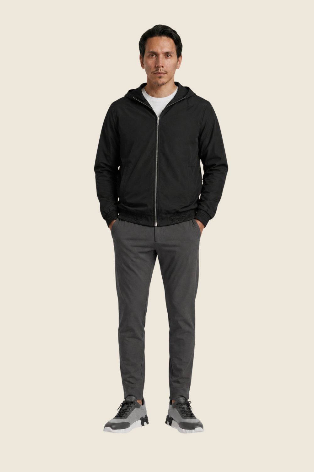 Nocturne Hooded Jacket - Deep Black