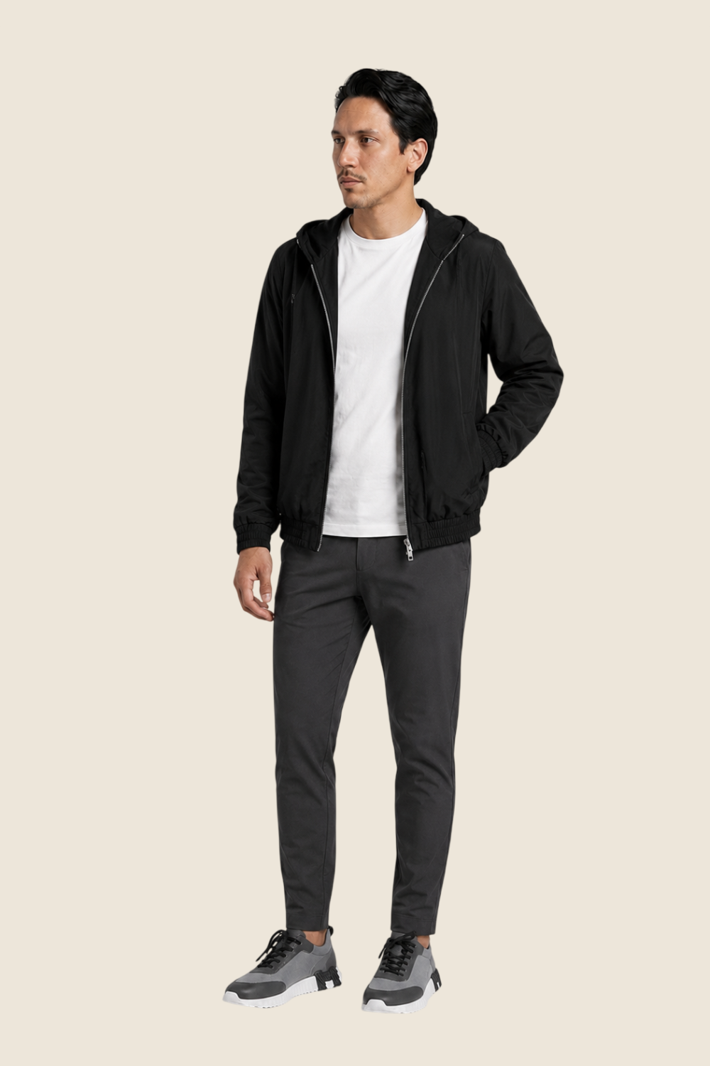 Nocturne Hooded Jacket - Deep Black