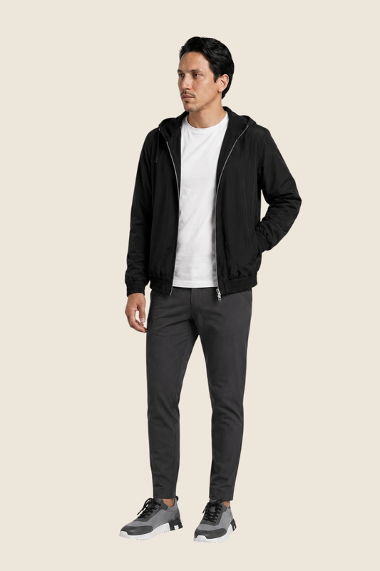 Nocturne Hooded Jacket - Deep Black