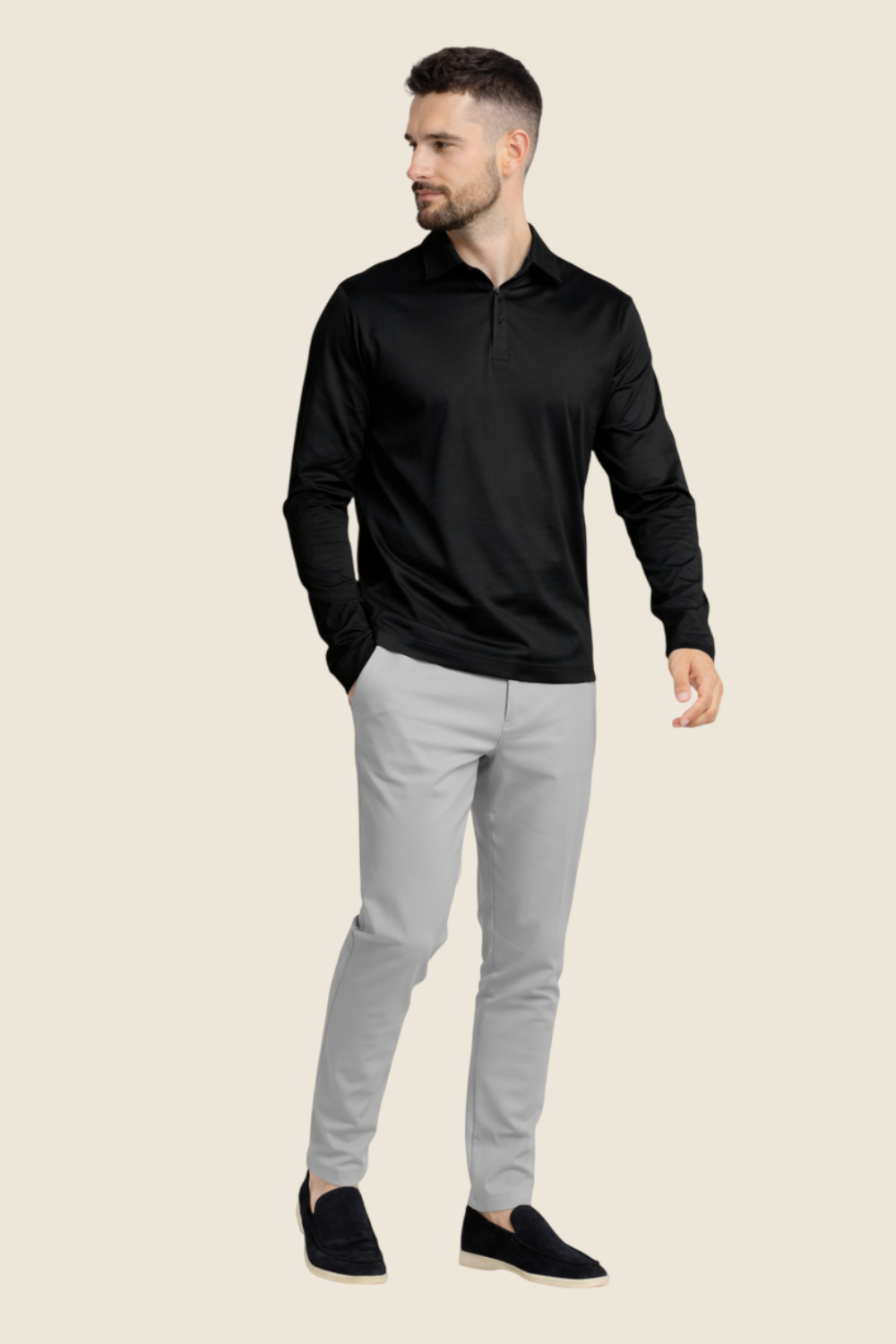 Louvre Dress shirt- Black