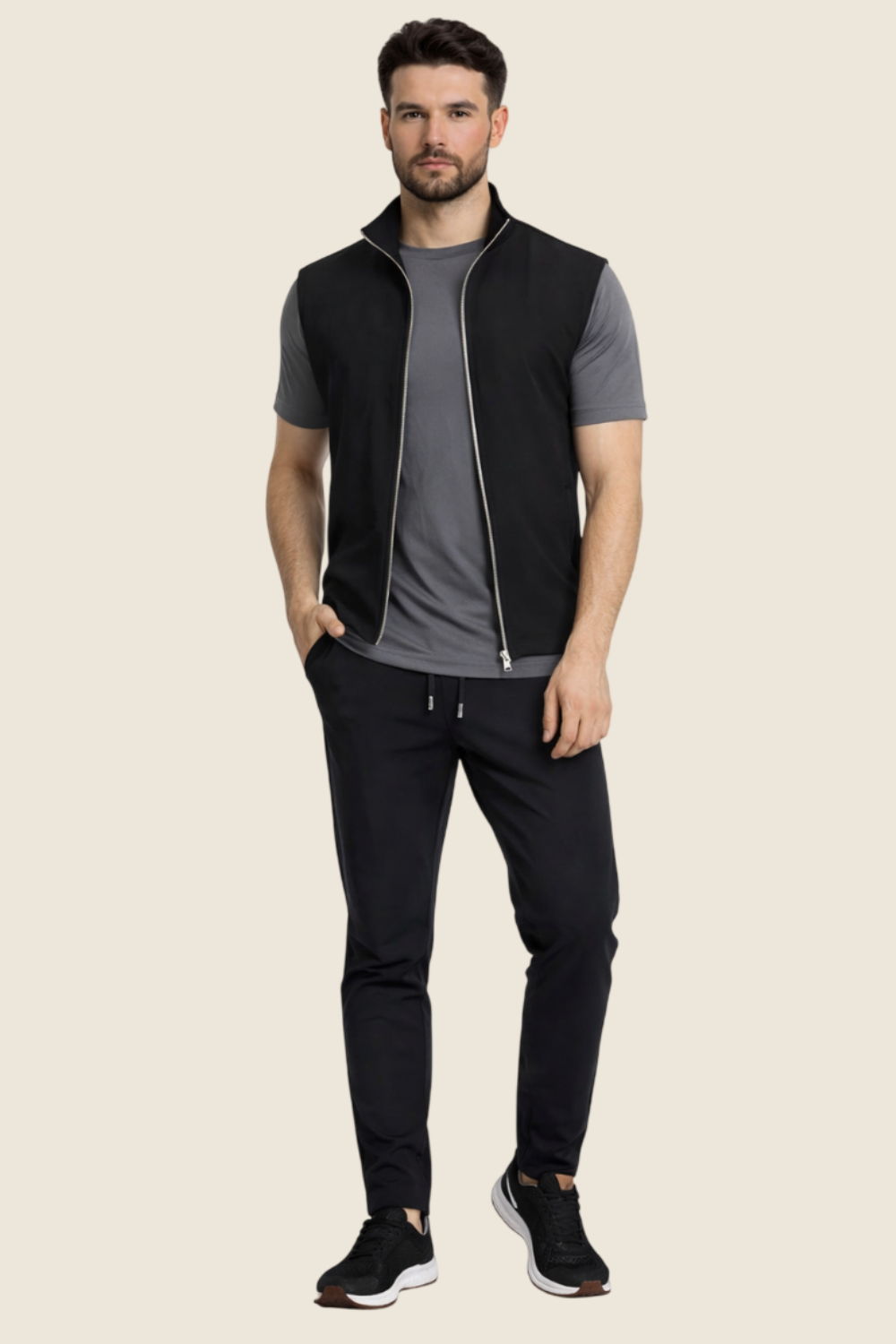 Tech Gilet - Deep Black