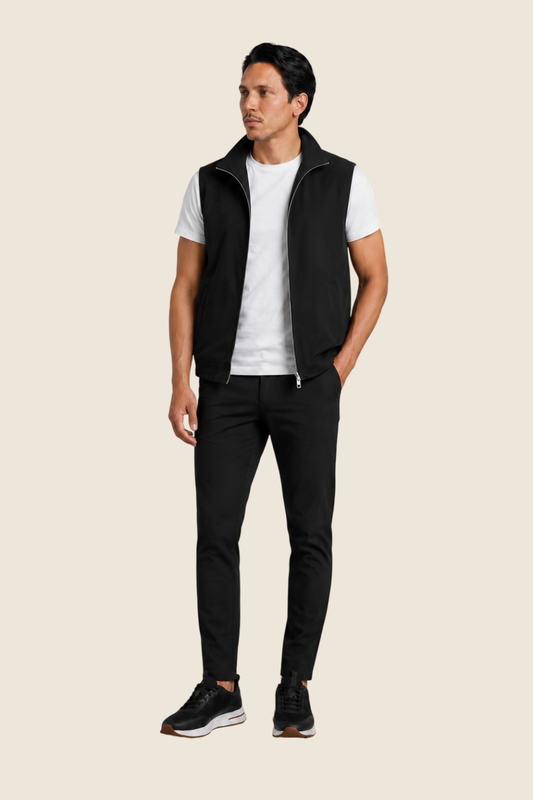 Louvre Gilet - Deep Black