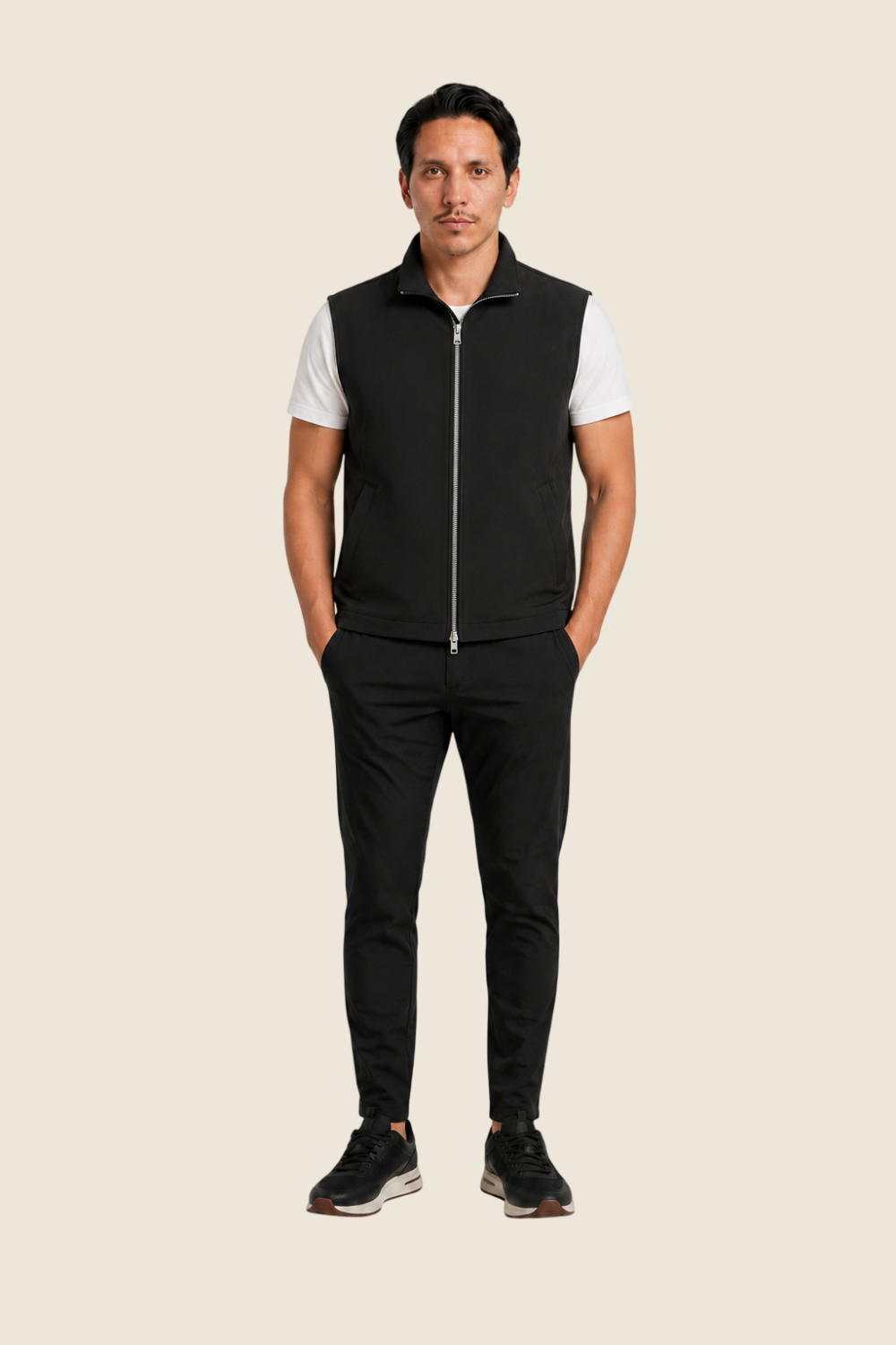 Louvre Gilet - Deep Black