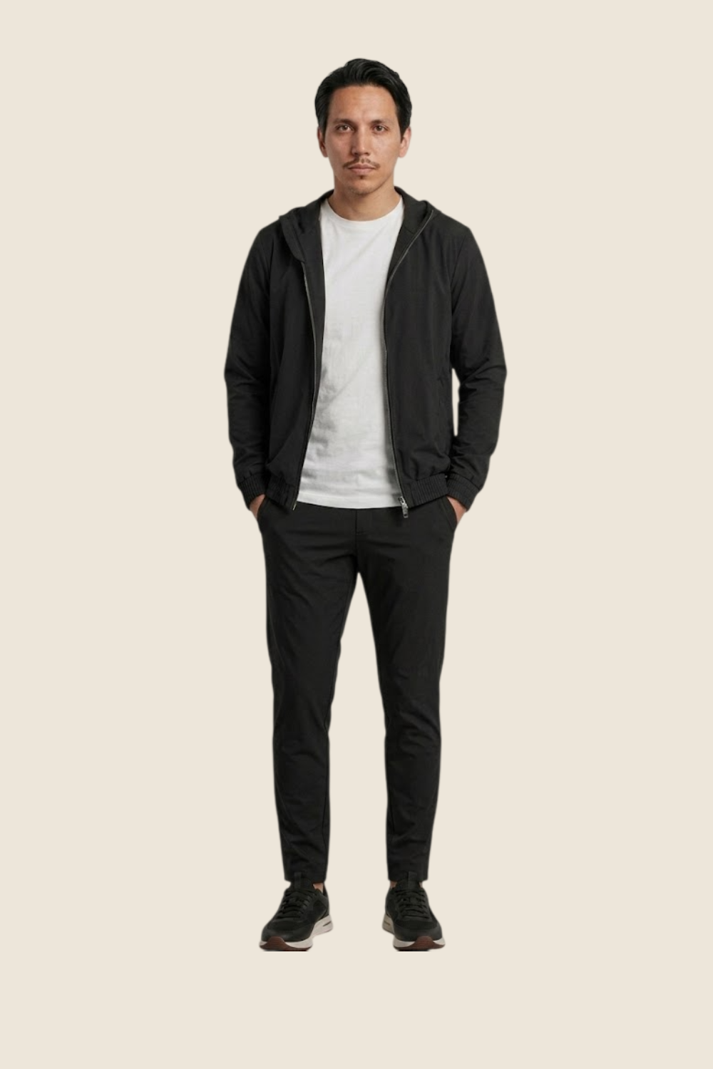Lucerne Hooded Suit - Deep Black