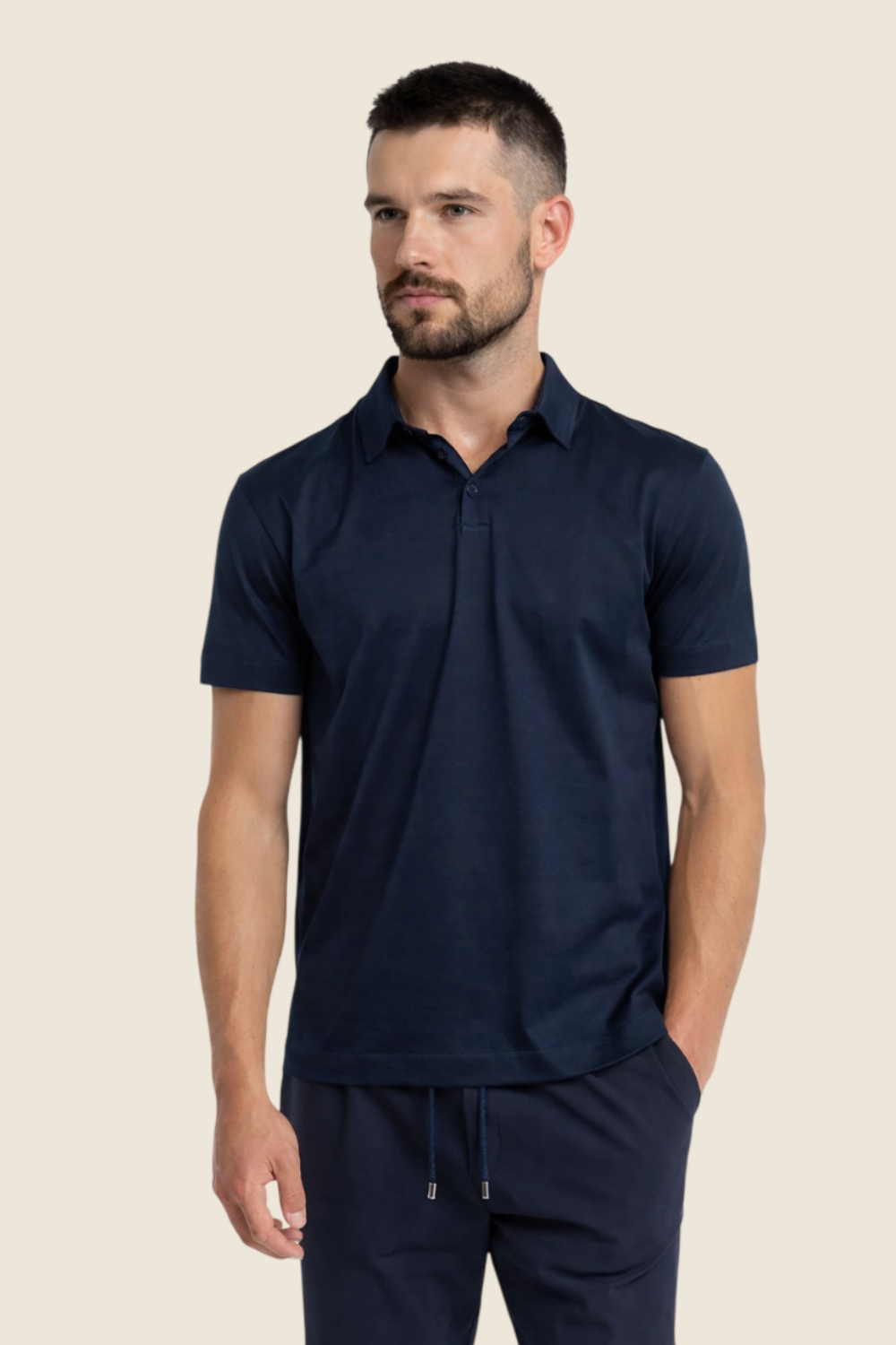 Louvre Polo - Midnight Blue