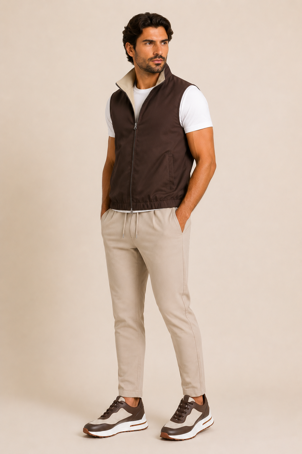 Oslo Bodywarmer - Luxury Brown