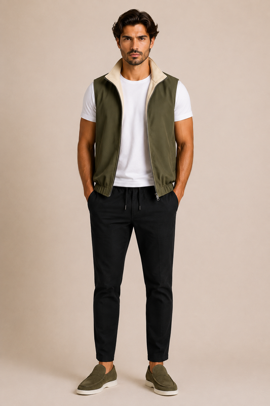 Oslo Bodywarmer - Olive Green