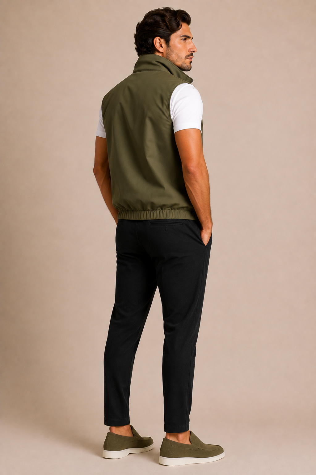 Oslo Bodywarmer - Olive Green