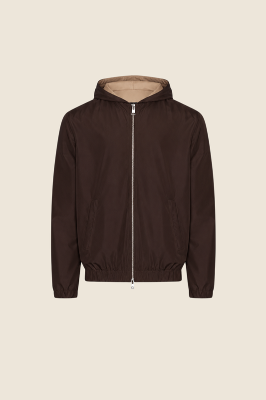 Nocturne Hooded Jacket - Luxury Brown