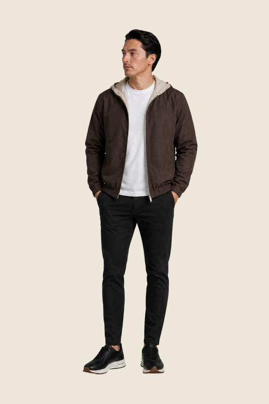 Nocturne Hooded Jacket - Luxury Brown
