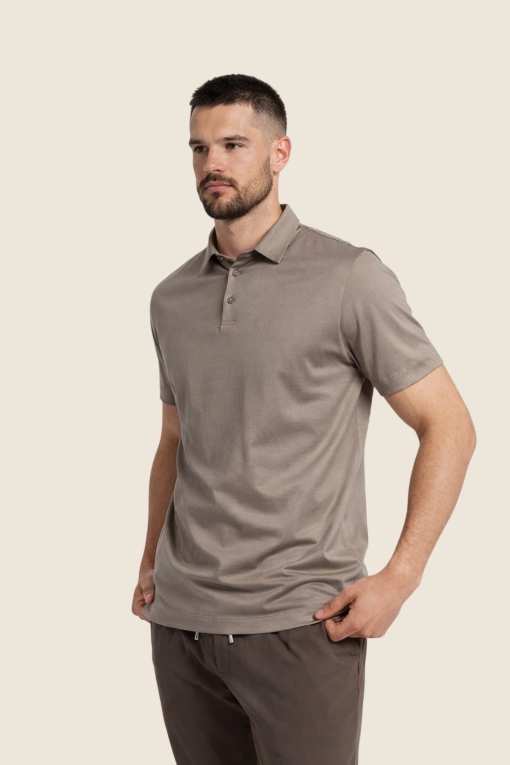 Louvre Polo - Beige