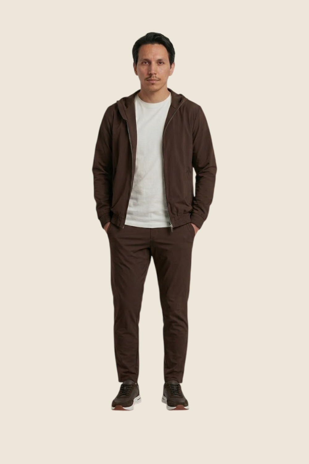 Lucerne Hooded Suit - Luxury Brown