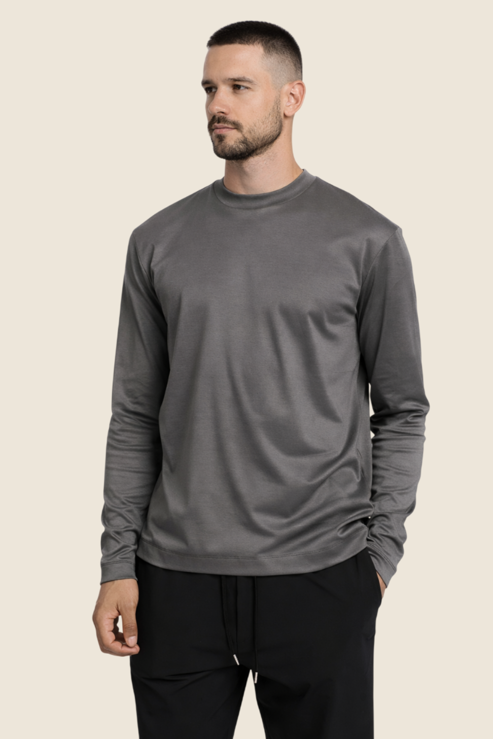 Louvre Shirt - Stone Grey