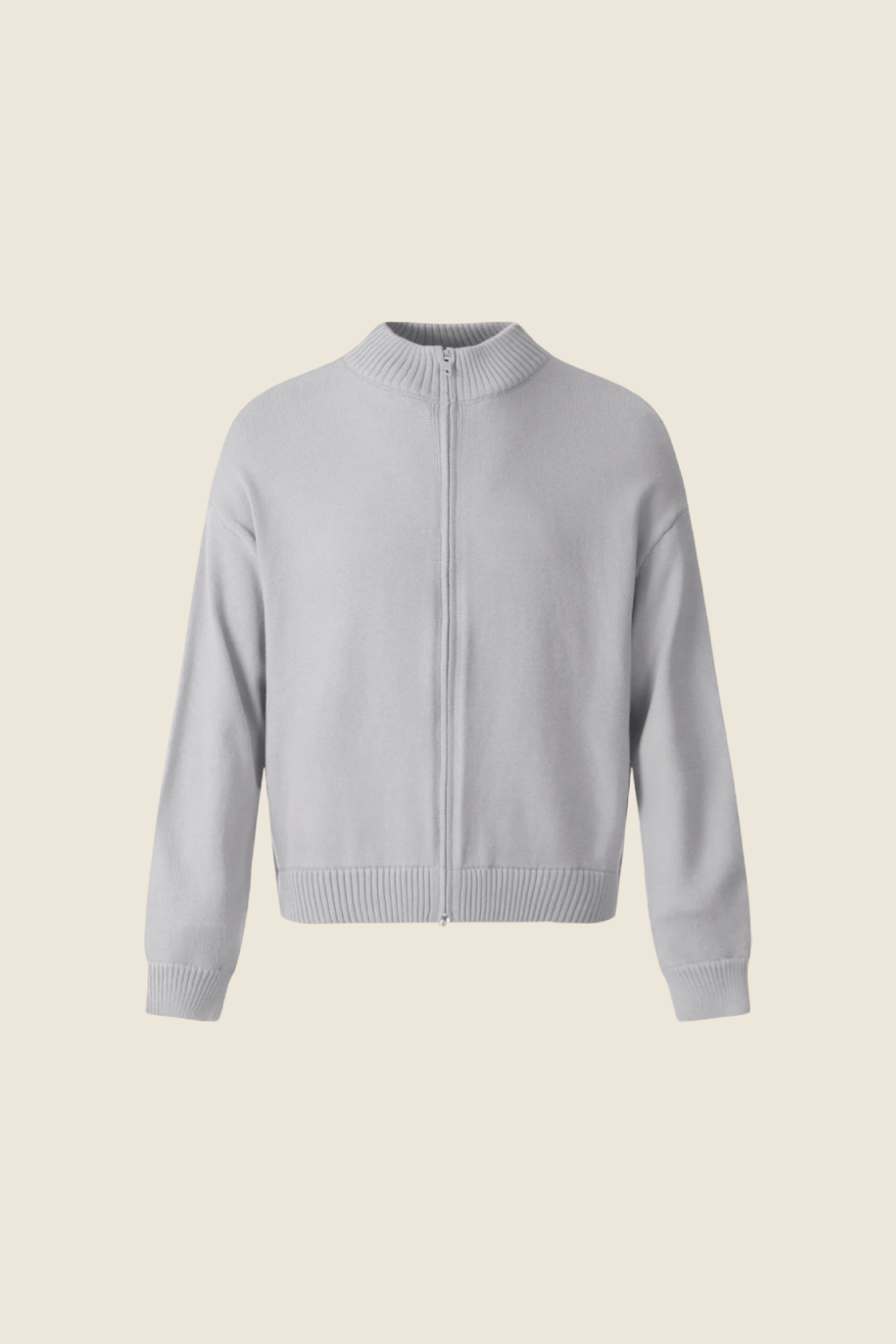 Lyon Knit Full Zip - Grey