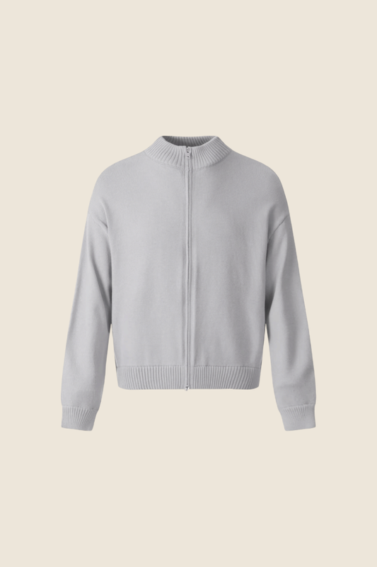 Lyon Knit Full Zip - Grey