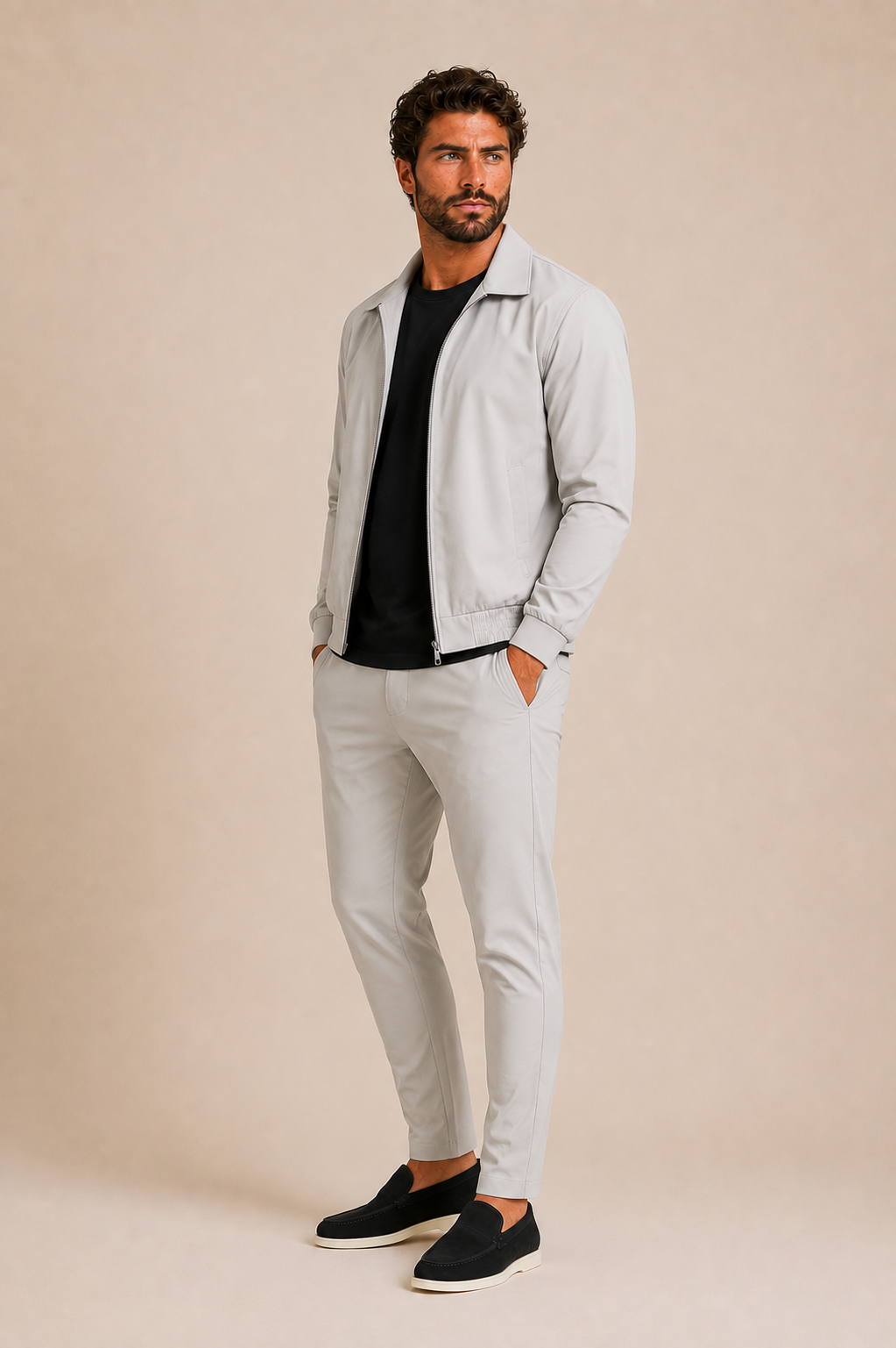 Vienna Tech Suit - Cloud Grey