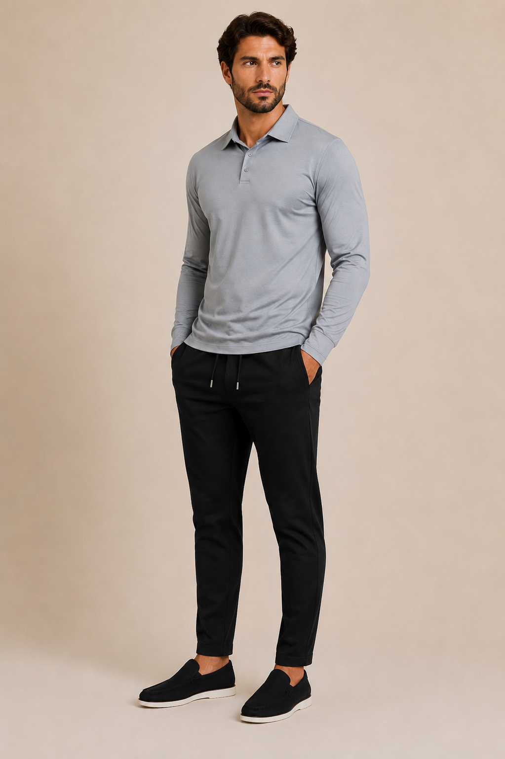 Louvre Dress shirt- Frost Grey