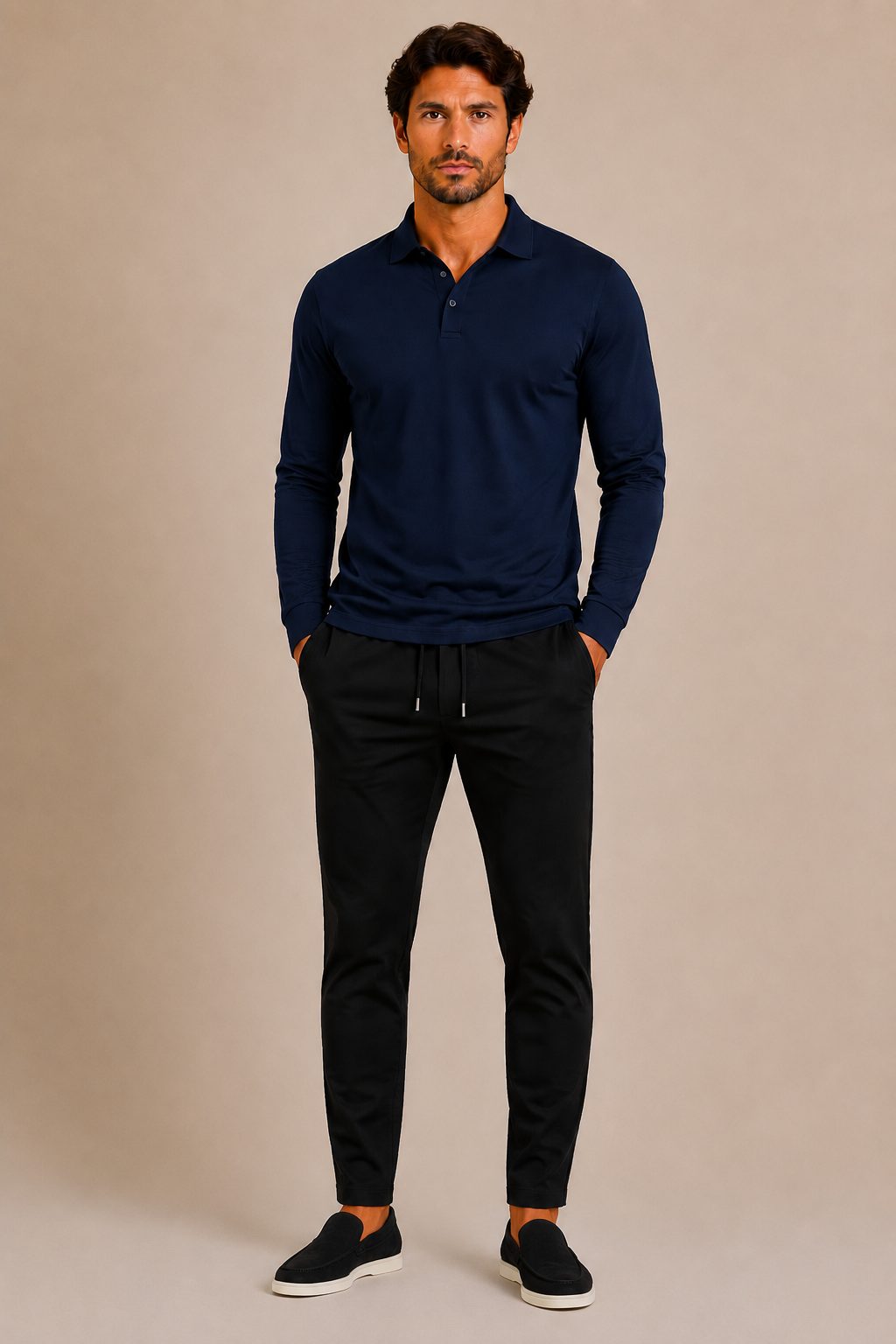 Louvre Dress shirt- Midnight Blue