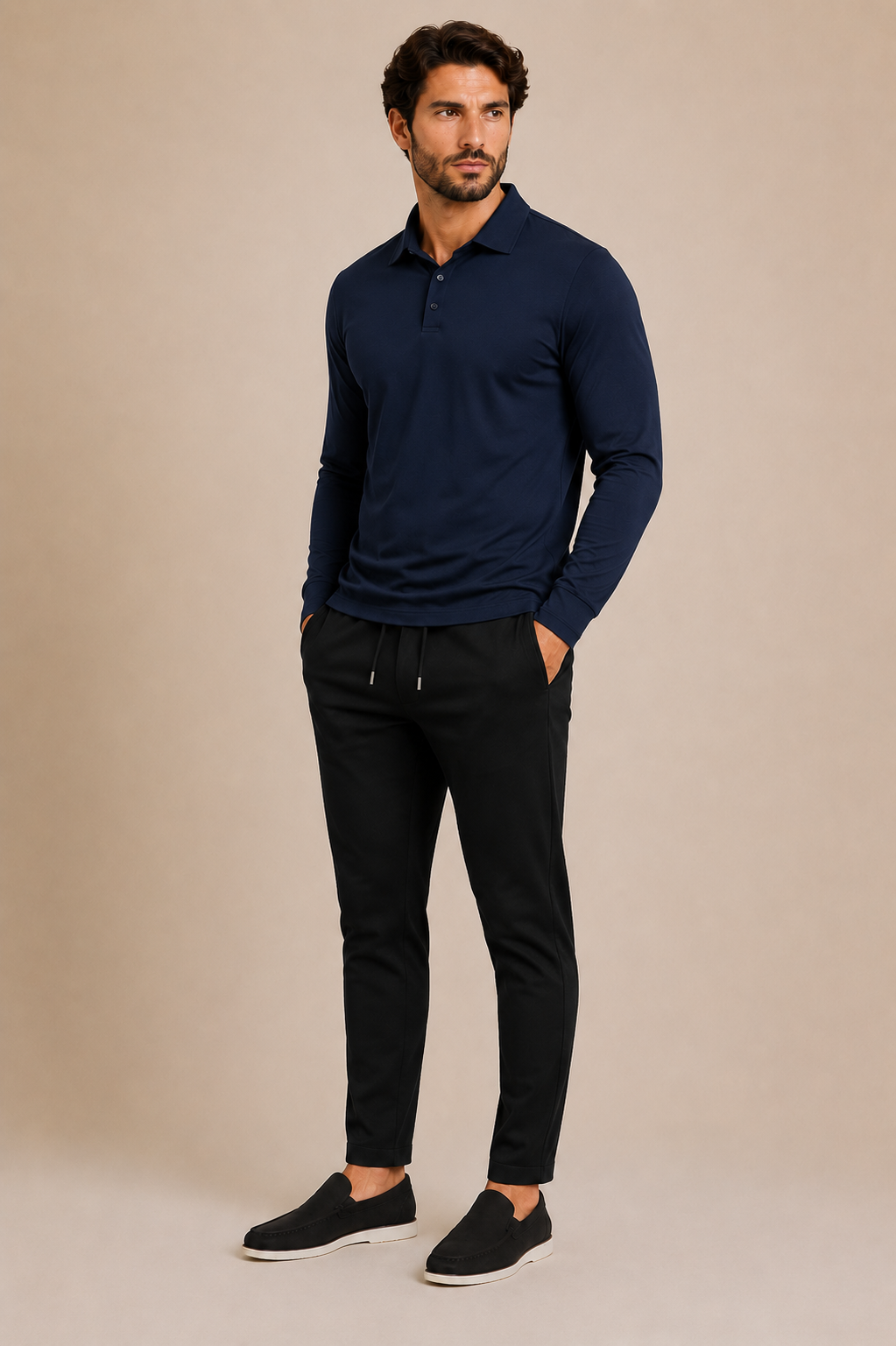 Louvre Dress shirt- Midnight Blue