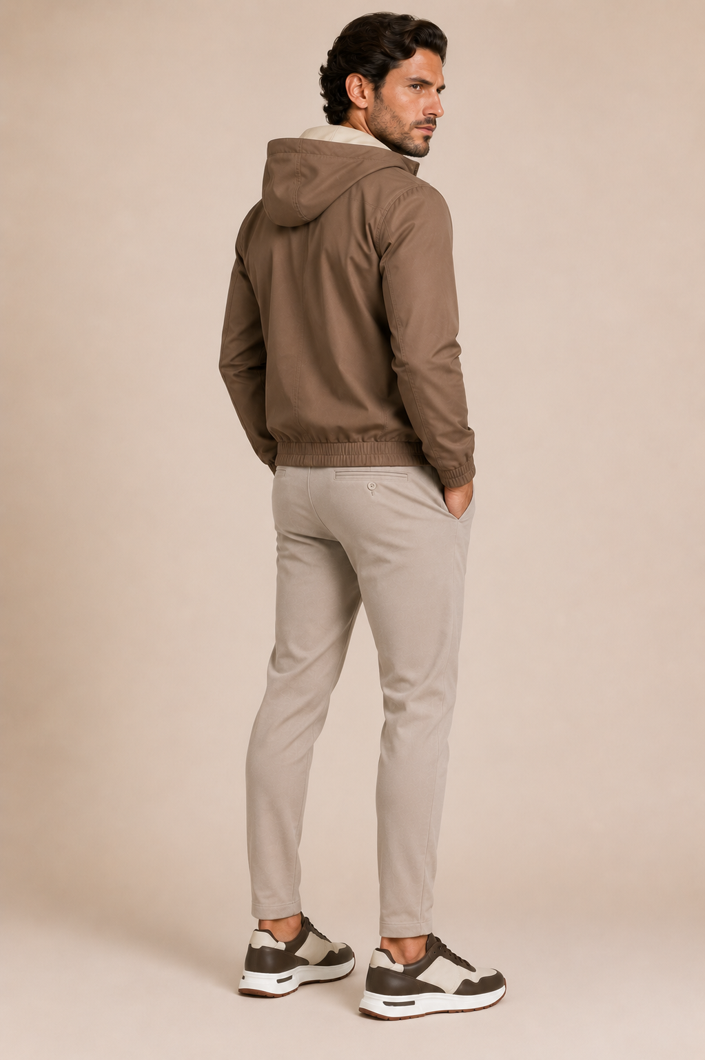Nocturne Hooded Jacket - Taupe
