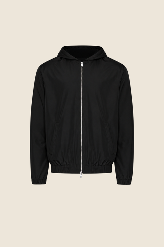 Nocturne Hooded Jacket - Deep Black