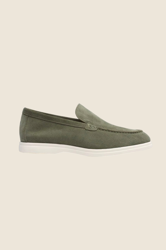 Capri Classic Loafer - Olive Green