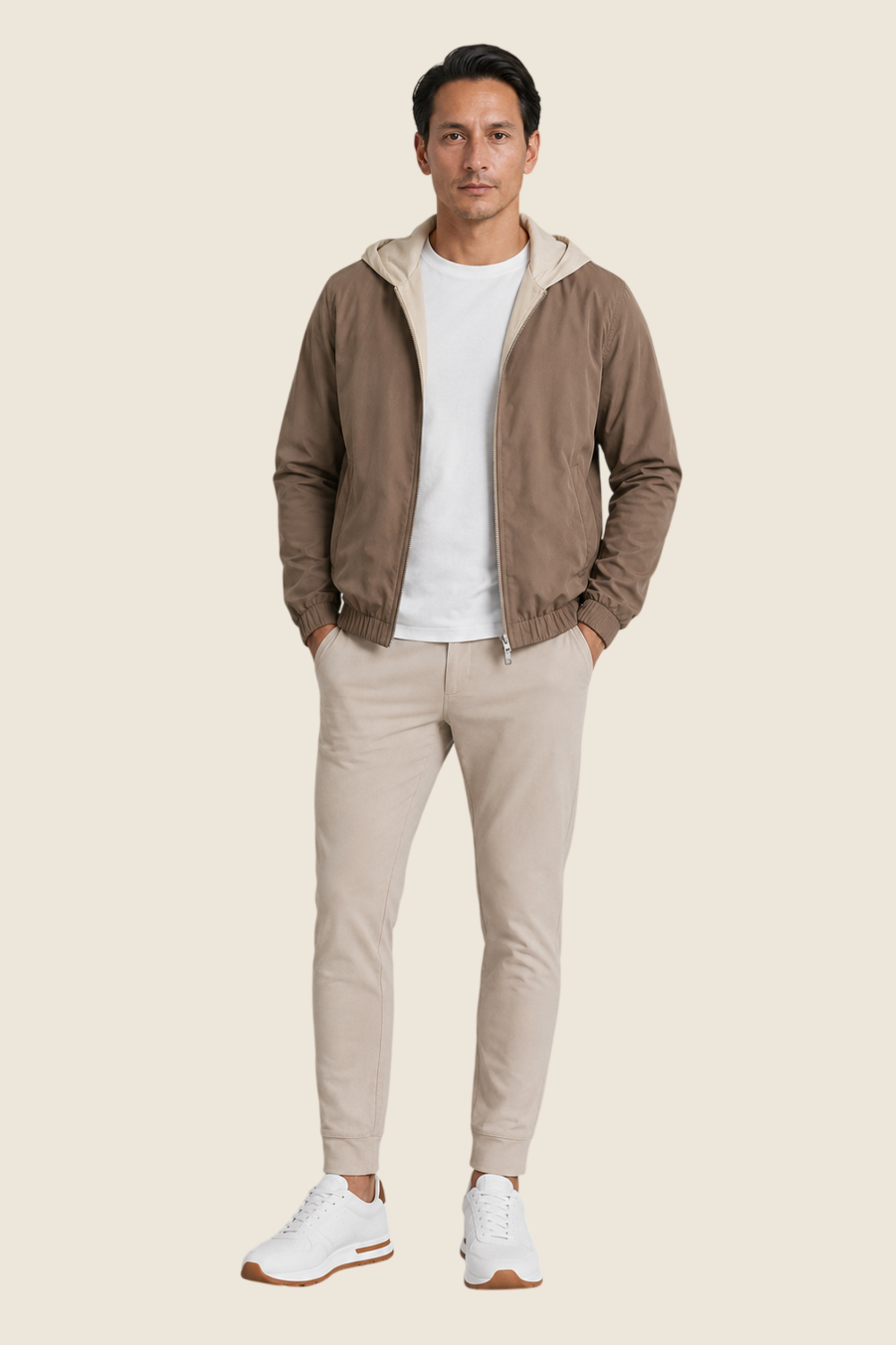 Nocturne Hooded Jacket - Taupe