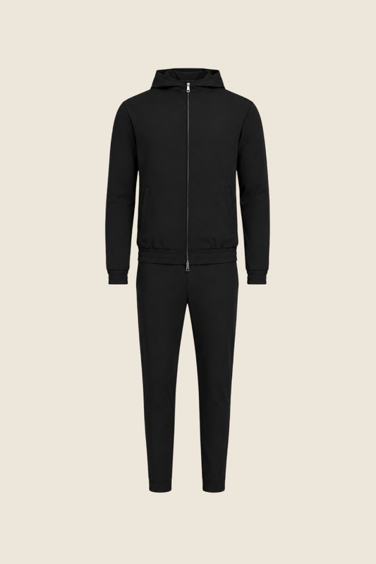 Hooded Lucerne Tech Set - Black