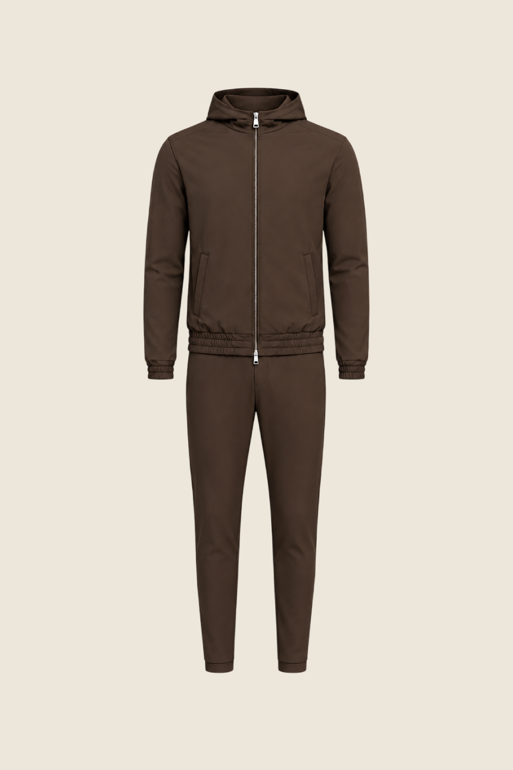 Hooded Lucerne Tech Set - Luxury Brown
