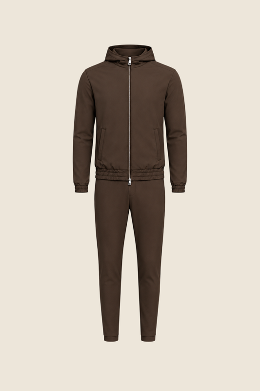Hooded Lucerne Tech Set - Luxury Brown
